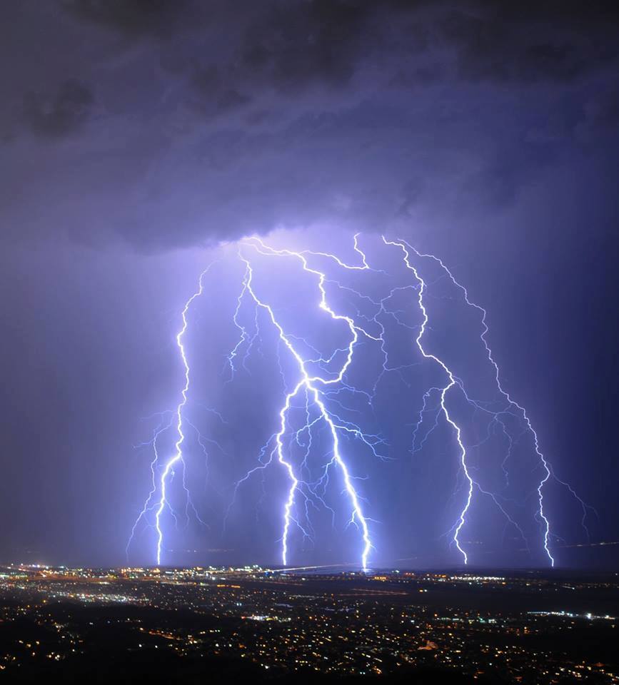 Arizona Lightning - taken by Stuart Wilson